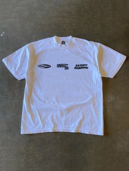 Xiao Chen Story Multi 260g Heavyweight Pure Cotton Oversize Trendy Short Sleeve T-Shirt Simple Letter Harajuku Style