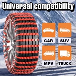 Anti Skid Snow Chains Car Winter Tire Wheels Chains Bad Terrain Wheels Anti-slip Tie Emergency Universal Lockout Artifact Tools