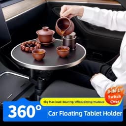 1Pc Multifunctional Car Cup Holder Extension Bracket Small Tray Auto Interior Organizer Dining Tray Storage for Vehicle Interior