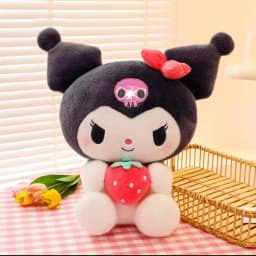 =2026 New Kawaii 25cm Sanrio Plush Toy Jade Dog Kuromi Dressing Doll Doll Plush Toy Stuffed Animal Patung Dolls Birthday Gift