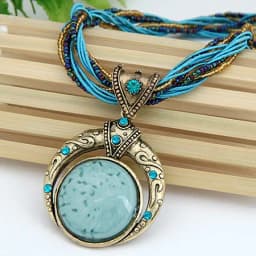 Collier Femme Women Pendant Accessories Vintage Statement Necklaces & Pendants Collar Mujer Boho Bohemian Colar Jewelry Bijoux