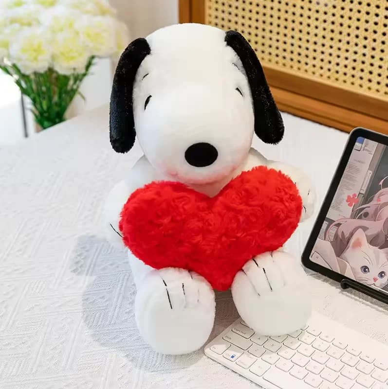 HOT styles Snoopy Cartoon Cute Dog Plush Toy Pillow Sofa Back Plush Doll Gifts For Valentine's Day For Girls Gift Birthday gift