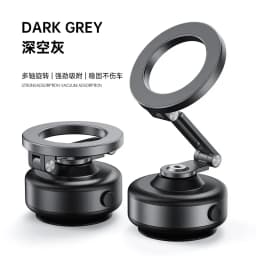 New Car Magnetic Mobile Phone Holder 360 Degree Rotation, Vacuum Adsorption, No Need To Charge, Suitable for Car Navigation