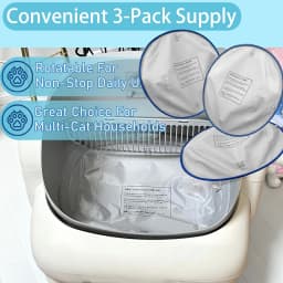 Cat Litter Box Replacement Mat for Self Cleaning Litter Box, Waterproof Smart Cat Toilet Liner Fits Most Automatic Cat Litter Bo