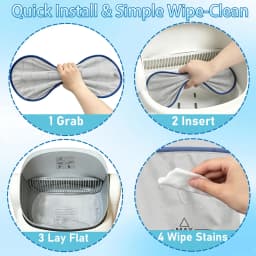 Cat Litter Box Replacement Mat for Self Cleaning Litter Box, Waterproof Smart Cat Toilet Liner Fits Most Automatic Cat Litter Bo