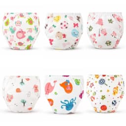 4PCS Baby Waterproof Diapers Pee Shorts Underwears Reusable Soft Ecological Cotton Toddler Potty Training Pants For Boys Girls