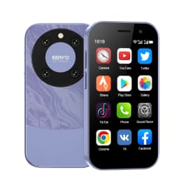 SERVO KING9000 4G LTE Mini Smartphone Android 16GB ROM Dual SIM Face Unlock Camera WiFi Play Store 3.0" Pocket Small Cellphone