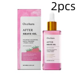 OceAura After Shave Oil Strawberry Vanilla Moisturizing Skin Soothing Intimate Area Leg Prevent Hair Growth Products Body Oil