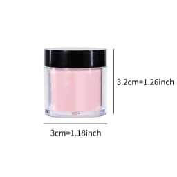 6Colors Nude/Pink Nail Art Acrylic Powder Net.7g*6Jars For French Nails Extension 3D Tips Carving Dipping Fast-Dry Polymer Dust