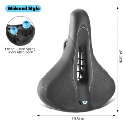 WEST BIKING Bicycle Saddle MTB Road Bike Hollow Breathable Seat Cushion Waterproof Soft Shock Absorption Cycling Saddle Parts