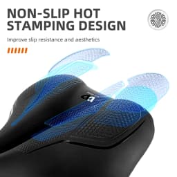 WEST BIKING Bicycle Saddle MTB Road Bike Hollow Breathable Seat Cushion Waterproof Soft Shock Absorption Cycling Saddle Parts