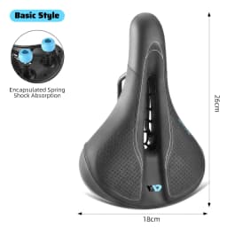 WEST BIKING Bicycle Saddle MTB Road Bike Hollow Breathable Seat Cushion Waterproof Soft Shock Absorption Cycling Saddle Parts