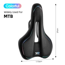 WEST BIKING Bicycle Saddle MTB Road Bike Hollow Breathable Seat Cushion Waterproof Soft Shock Absorption Cycling Saddle Parts