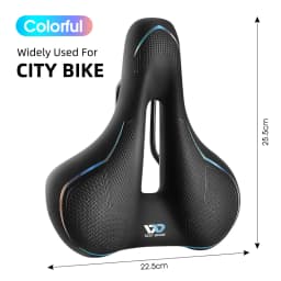 WEST BIKING Bicycle Saddle MTB Road Bike Hollow Breathable Seat Cushion Waterproof Soft Shock Absorption Cycling Saddle Parts