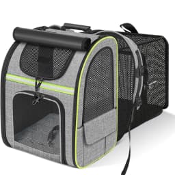 Cat Carrier Backpacks Expandable Cat Backpack with Shade Cover, Breathable Mesh Pet Carrier Backpack Bag for Travel Hiking Campi