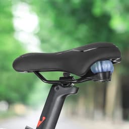 WEST BIKING Thickened Bike Saddle Dual Shock Balls Comfort Hollow Non-Slip Soft Cushion For MTB Road Bike Cycling Accessories