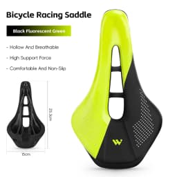 WEST BIKING Thickened Bike Saddle Dual Shock Balls Comfort Hollow Non-Slip Soft Cushion For MTB Road Bike Cycling Accessories