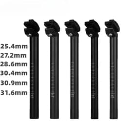 Aluminum Alloy Bicycle Seatpost 300mm Mountain Bike Seat Tube Integrate Seatpost 25.4 27.2 28.6 30.4 30.8 31.6mm MTB Saddle Post
