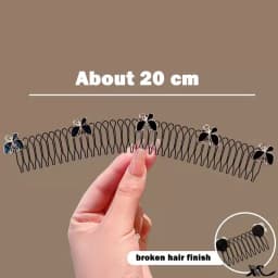 Vintage Camellia Flower Pearl Metal Long Hair Comb For Women Broken Hair Finish Headband Tool Hair Clip Fashion Hair Accessories
