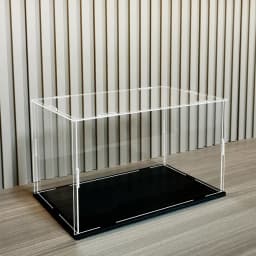1pc Clear Acrylic Display Case Dustproof Toys Figures Car Trucks Vans Model Box Collection Storage Organizer Countertop Show Box