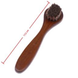 Handle Details Polishing And Cleaning Brush Horse Hair Wood Brush Leather Shoe Care And Cleaning Shoe Brush