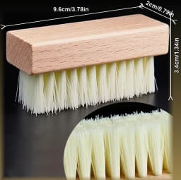 Handle Details Polishing And Cleaning Brush Horse Hair Wood Brush Leather Shoe Care And Cleaning Shoe Brush