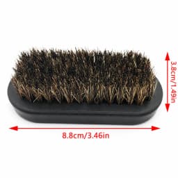 Handle Details Polishing And Cleaning Brush Horse Hair Wood Brush Leather Shoe Care And Cleaning Shoe Brush