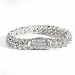 Hip Hop Jewelry 10MM 2 Rows Cubic Zircon CZ Bling Iced Out Cuban Link Chain Necklace For Women Men Gift Inventory Drop Shipping