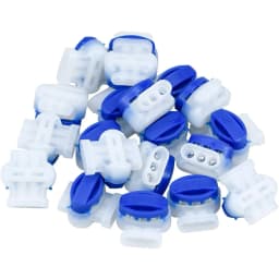10-100pcs Waterproof Cable Clamps Wire Connectors For Garden Auto Lawn Mower 3 Pore Terminal Blocks Robotic Lawnmower Connectors