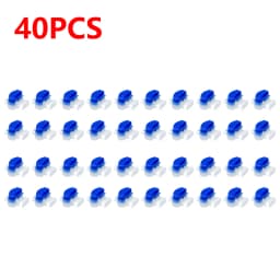 10-100pcs Waterproof Cable Clamps Wire Connectors For Garden Auto Lawn Mower 3 Pore Terminal Blocks Robotic Lawnmower Connectors