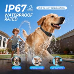 Bark Collar Ultrasonic for Large Medium Small Dogs, Humane No Bark Collar with Beep & Vibration, Smart Barking Collar Eshock