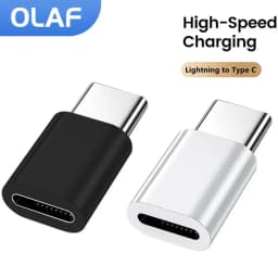 USB Type C to Lightning Adapter High Speed Data Transfer Fast Charging Lightning Female to USB C Male Converter For iPhone 15 16