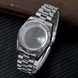 39mm For 8285 Movement Watch Accessories Fit 31mm Dail Watch Case Stainless Steel Men Automatic Watch Sapphire Glass Suitable