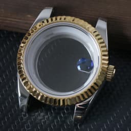 39mm For 8285 Movement Watch Accessories Fit 31mm Dail Watch Case Stainless Steel Men Automatic Watch Sapphire Glass Suitable