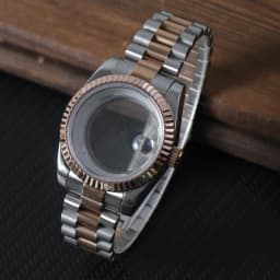 39mm For 8285 Movement Watch Accessories Fit 31mm Dail Watch Case Stainless Steel Men Automatic Watch Sapphire Glass Suitable