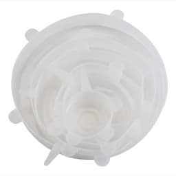 6Pcs Food Grade Silicone Preservation Cover Reusable Airtight Food Universal Dish Stretch Round Lids For Kitchen Accessories
