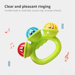 1-4PCS Baby Hand Rattle Ball Toy Newborn Grasping Hand Bell Sensory Toy Kids Safety Materials Toys for 0-24 Months Baby Children