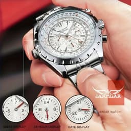High-End Men's Watches Are a Stylish and Functionally Practical Mechanical Timepiece Made of Stainless Steel, Featuring a Hollow Design and a Large Dial. Its Attractive Appearance Makes It Suitable for Everyday Gifts, and It Requires No Batteries. It Is a Stylish, Business-Casual, Versatile, and Handsome Men's Watch with a Unique Personality.