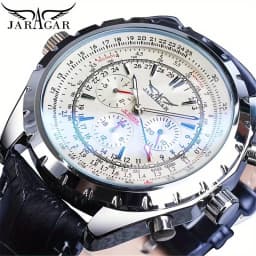 High-End Men's Watches Are a Stylish and Functionally Practical Mechanical Timepiece Made of Stainless Steel, Featuring a Hollow Design and a Large Dial. Its Attractive Appearance Makes It Suitable for Everyday Gifts, and It Requires No Batteries. It Is a Stylish, Business-Casual, Versatile, and Handsome Men's Watch with a Unique Personality.
