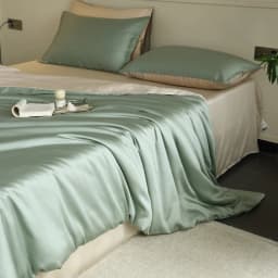 Mulberry Silk Duvet Cover 1PC Quilt Cover Solid Color Smooth Comforter Cover with Zipper Closure Double King Queen Size Bedding