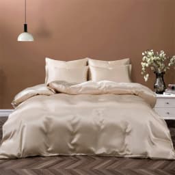 High End Mulberry Silk Duvet Cover Luxurious Double Sides 100% Silk Blanket Cover for Kids Adults 1 Piece Smooth Quilt Covers