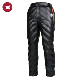 AEGISMAX Upgraded Men Outdoor Camping Hking Winter Warm Ultralight Goose Down Pants 800FP Waterproof Nylon Trousers Unisex