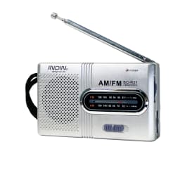 BC-R21 Portable Radio AM FM Battery Powered Longest Lasting Best Reception with Headphone Jack for Running Walking Emergency Use