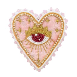 Hand Mouth Eyes Heart Beaded Patches Rhinestone Applique Sew on Crystal for Clothing Jeans Jackets Handbag Shoes DIY Decor