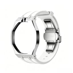 Stainless Steel Silicone Watch Straps For Swatch x AP Royal POP Integrated Strap Case Set Change to wristwatch Modification Kit