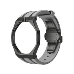 Stainless Steel Silicone Watch Straps For Swatch x AP Royal POP Integrated Strap Case Set Change to wristwatch Modification Kit