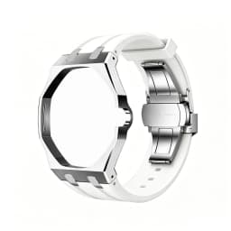 Stainless Steel Silicone Watch Straps For Swatch x AP Royal POP Integrated Strap Case Set Change to wristwatch Modification Kit