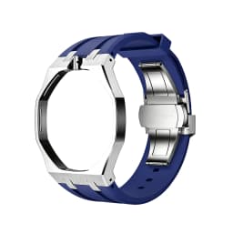 Stainless Steel Silicone Watch Straps For Swatch x AP Royal POP Integrated Strap Case Set Change to wristwatch Modification Kit