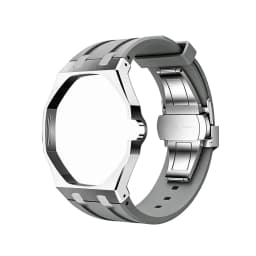 Stainless Steel Silicone Watch Straps For Swatch x AP Royal POP Integrated Strap Case Set Change to wristwatch Modification Kit