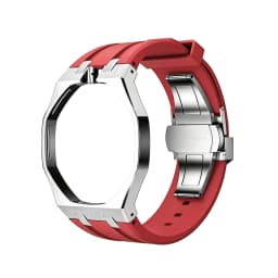 Stainless Steel Silicone Watch Straps For Swatch x AP Royal POP Integrated Strap Case Set Change to wristwatch Modification Kit